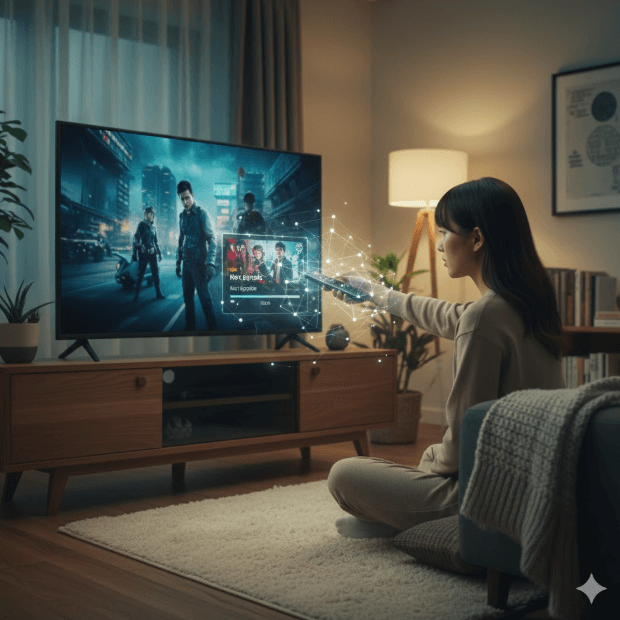 アマプラエンディング飛ばさない テレビ本体のアプリの場合