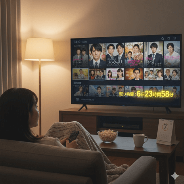 アマプラレンタル期間 7日間ルールの例外(ドラマなど)